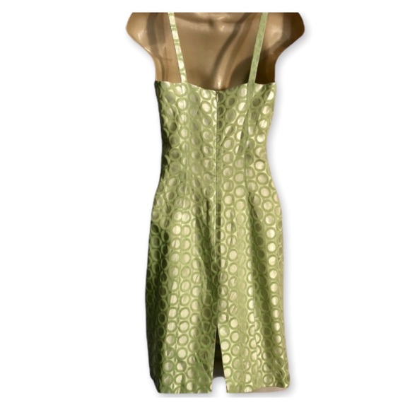 ISABEL ARDEE Mint Green Cocktail Party Dress ~ Like New! - Picture 6 of 7